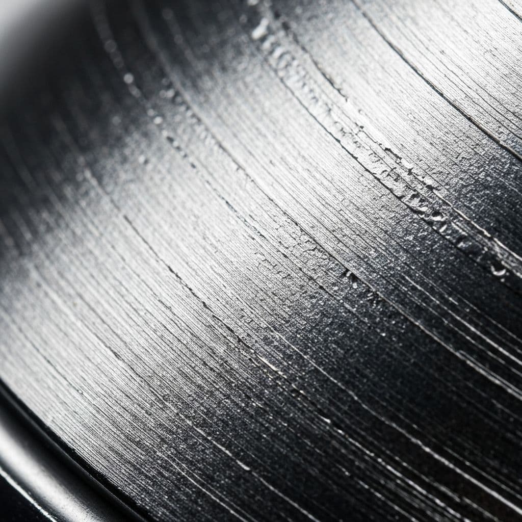 Chromate conversion coated part - As machined