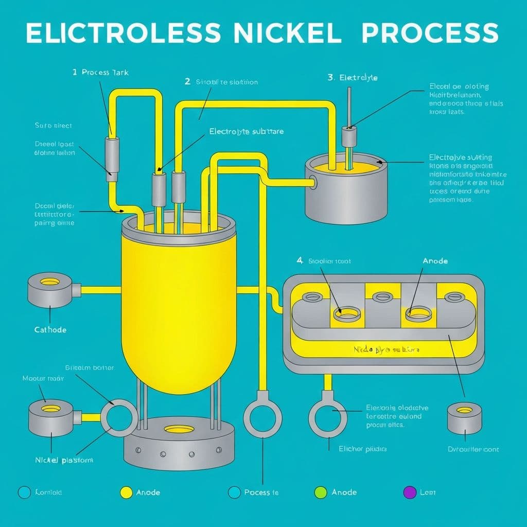 Electroless nickel plating process