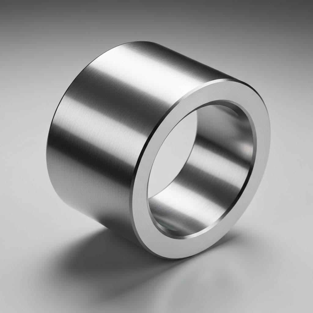 Example of a brushed part in stainless steel - view 1